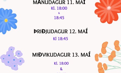 Tónfundir og opið hús í Tónlistarskólanum | 11.–13. maí